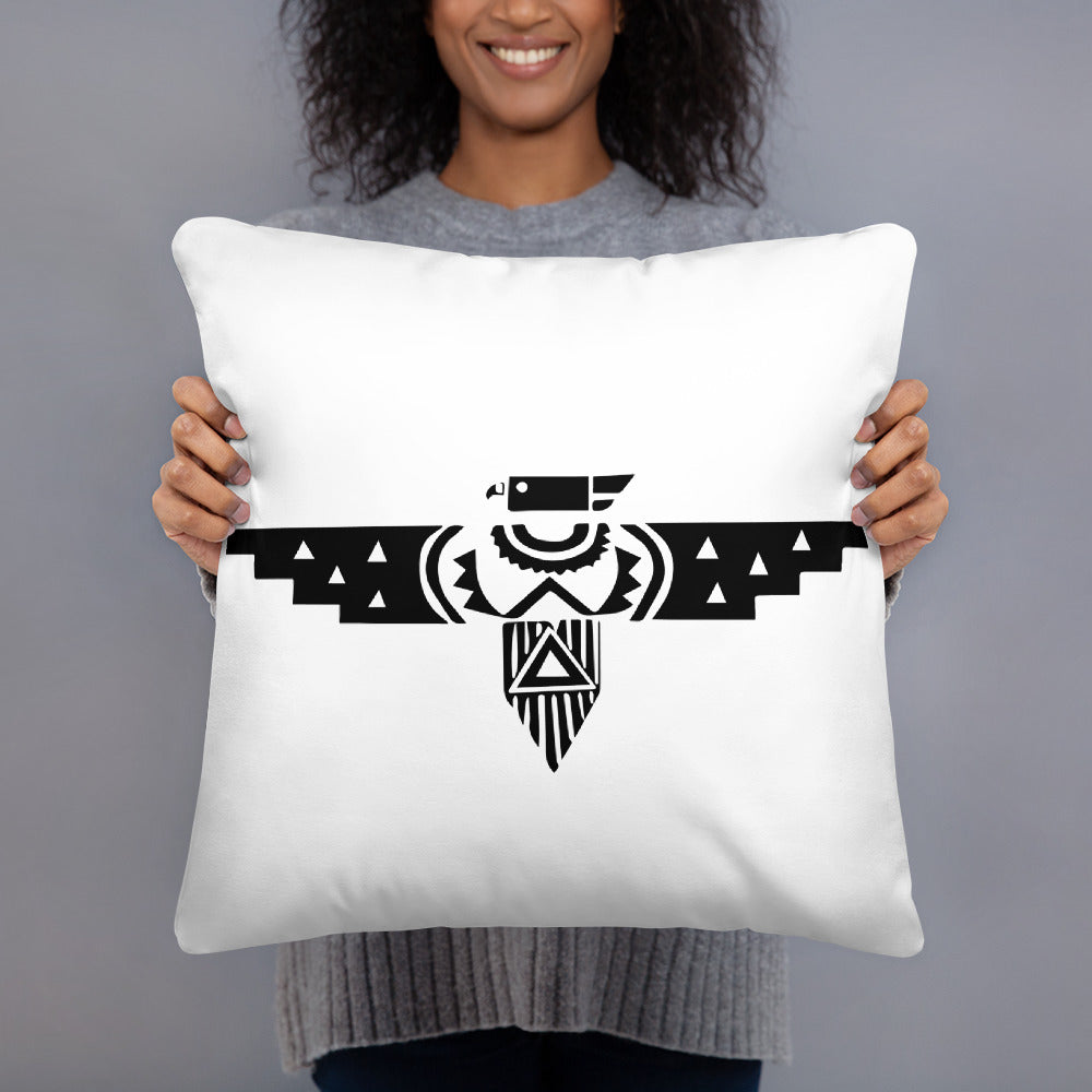 Aztec Thunderbird Throw Pillow - aztec, aztec print, decor, gift, home, home decor, pillow, thunder bird, thunderbird, western -  - Baha Ranch Western Wear