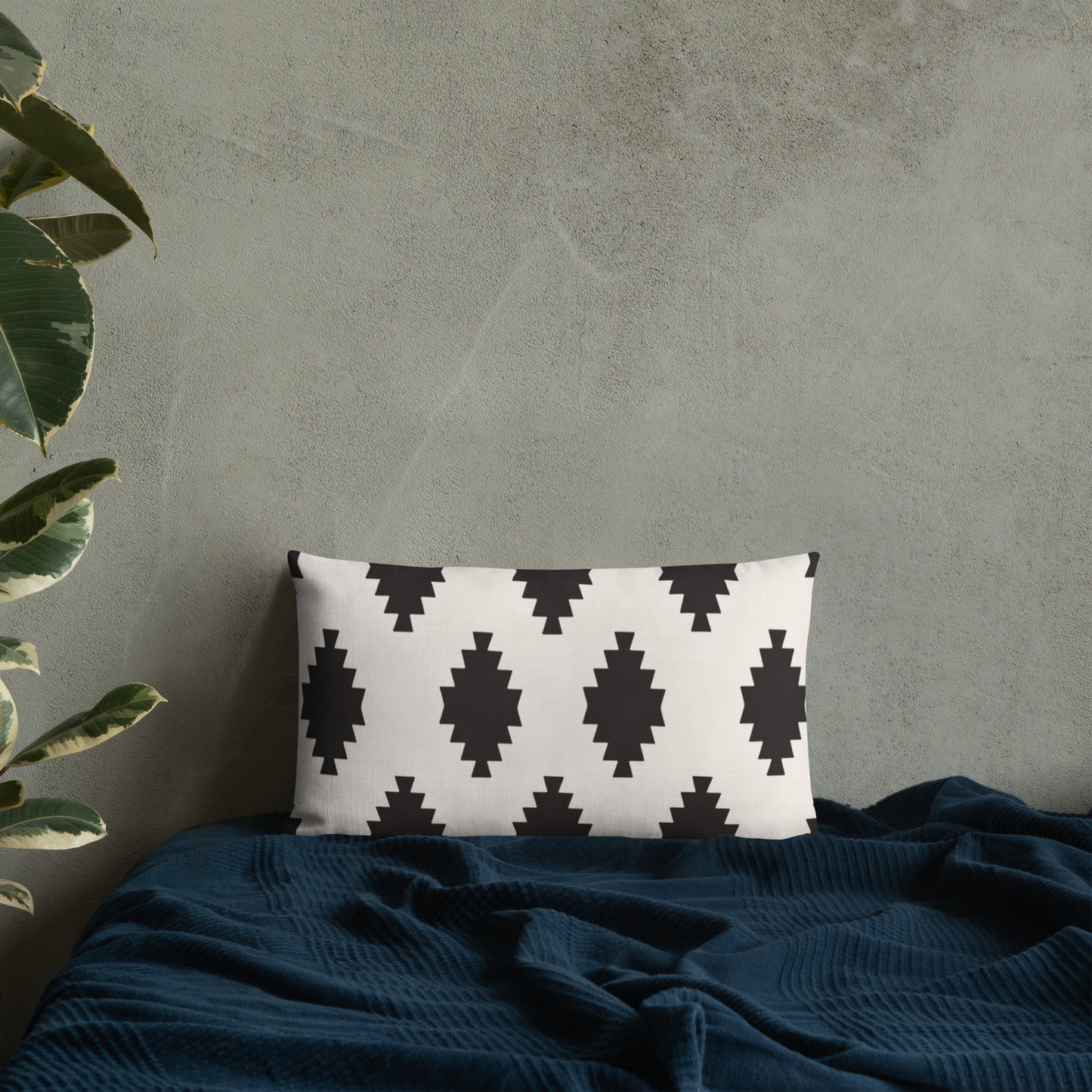 Highland Cow Aztec Premium Pillow - aztec, highland, pillow, Ranch -  - Baha Ranch Western Wear