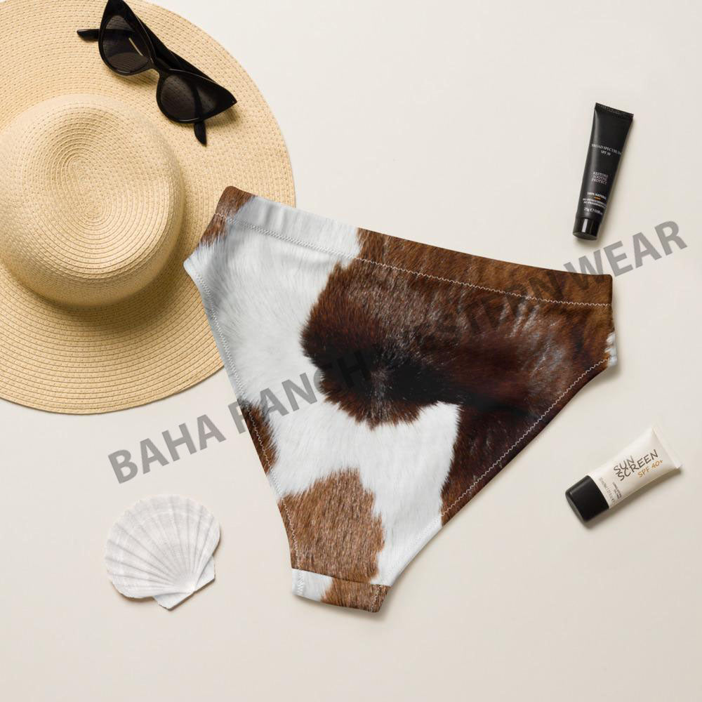 Yeehaw Brown Cow Print Bikini Bottom - #bkbottom, #swimming, #swimmingsuit, bikini, bikini suit, bikini swim suit, bikini swim wear, cow print swim suit, cow prnit, cowgirl, cowprint, southwestern, swim, swim suit, swim suits, swim waer, swim wear, swim wera, swimming suit, swimming suits, swimmingsuits, swimsuit, swimsuits, swimsuts, swimwaer, swimwear, western, yee haw, yeehaw -  - Baha Ranch Western Wear