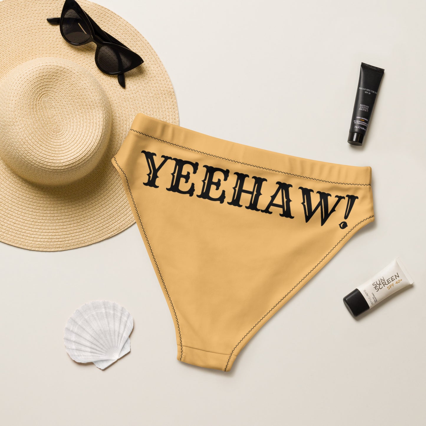 Yeehaw Let's Be Cowgirls Bikini Bottom - #bkbottom, #swimming, bikini, let's be cowgirls, swim, swim suit, swimsuit, swimwear, western -  - Baha Ranch Western Wear