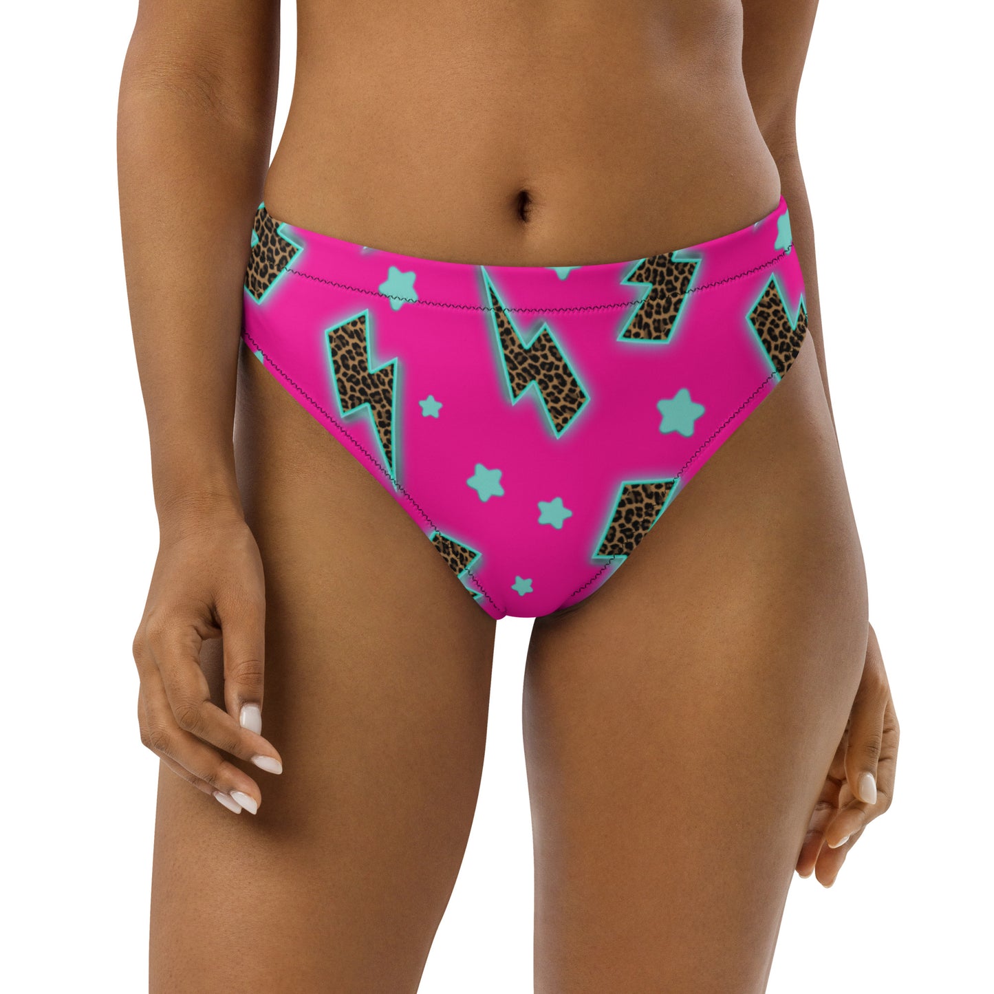 Yeehaw Leopard Lightning Bikini Bottom