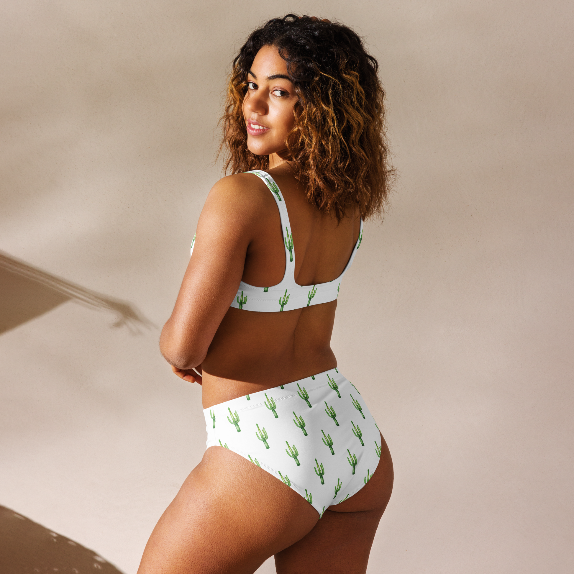 High waisted hotsell cactus bikini
