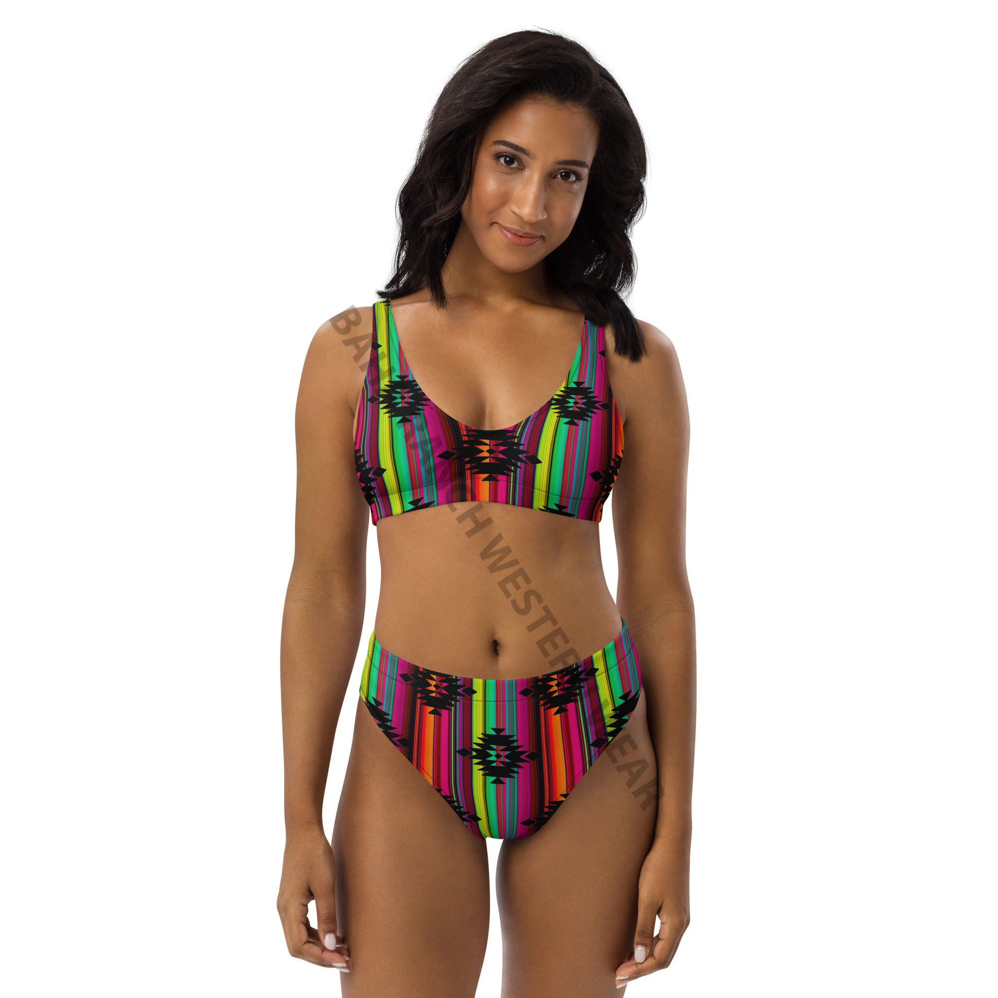 Yeehaw Aztec Serape Bikini Baha Ranch Western Wear