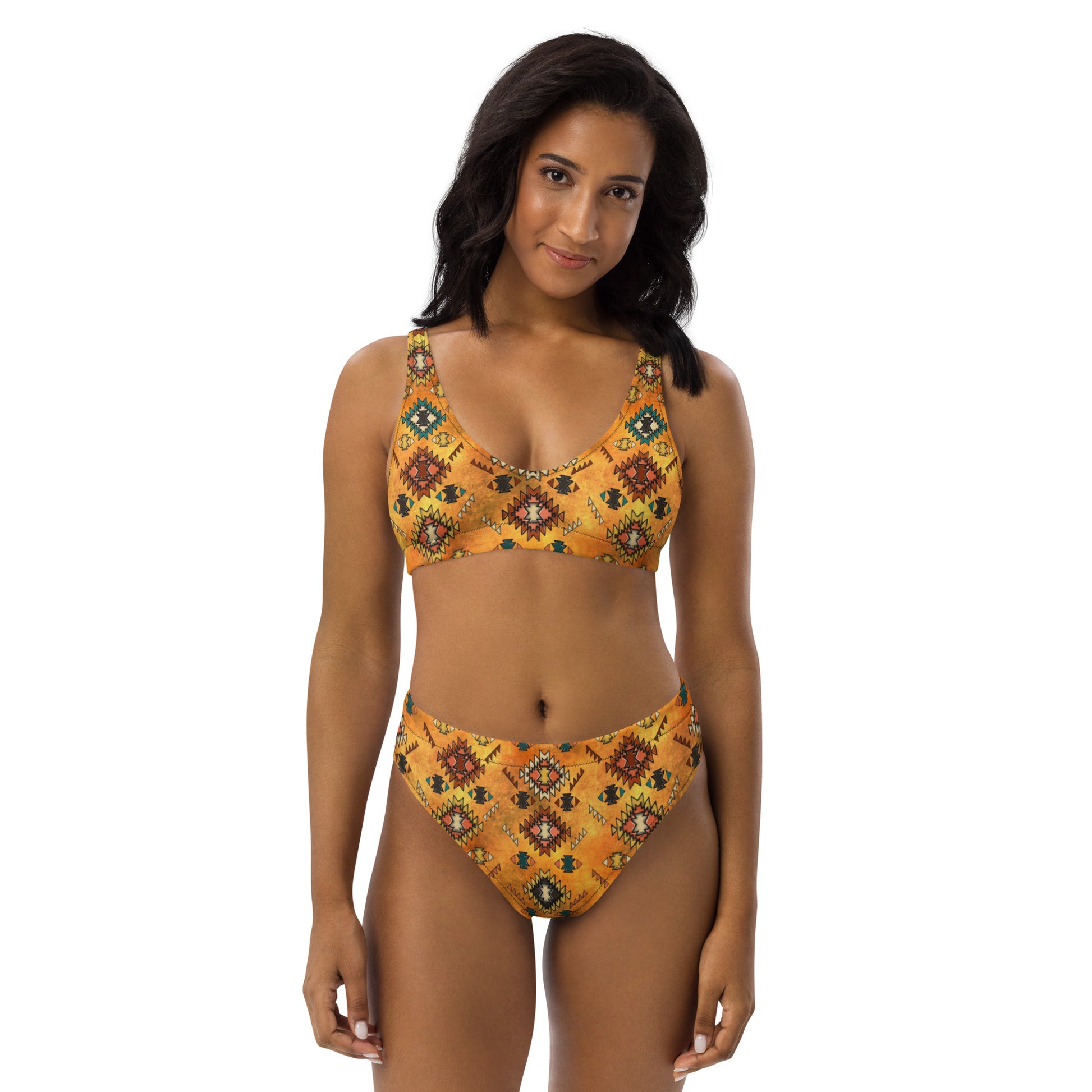 overdracht passend kroeg Yeehaw Golden Aztec Bikini | Baha Ranch Western Wear