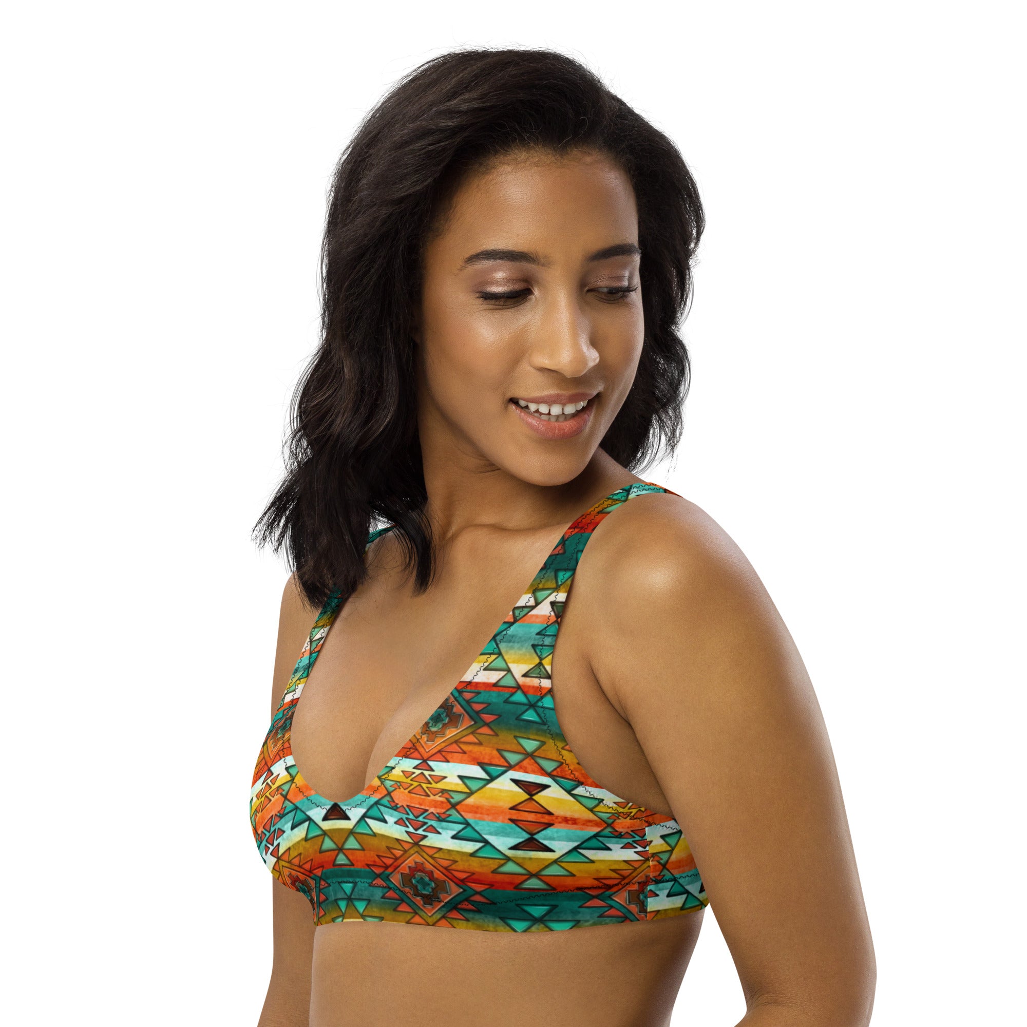 Aztec bikini sale top