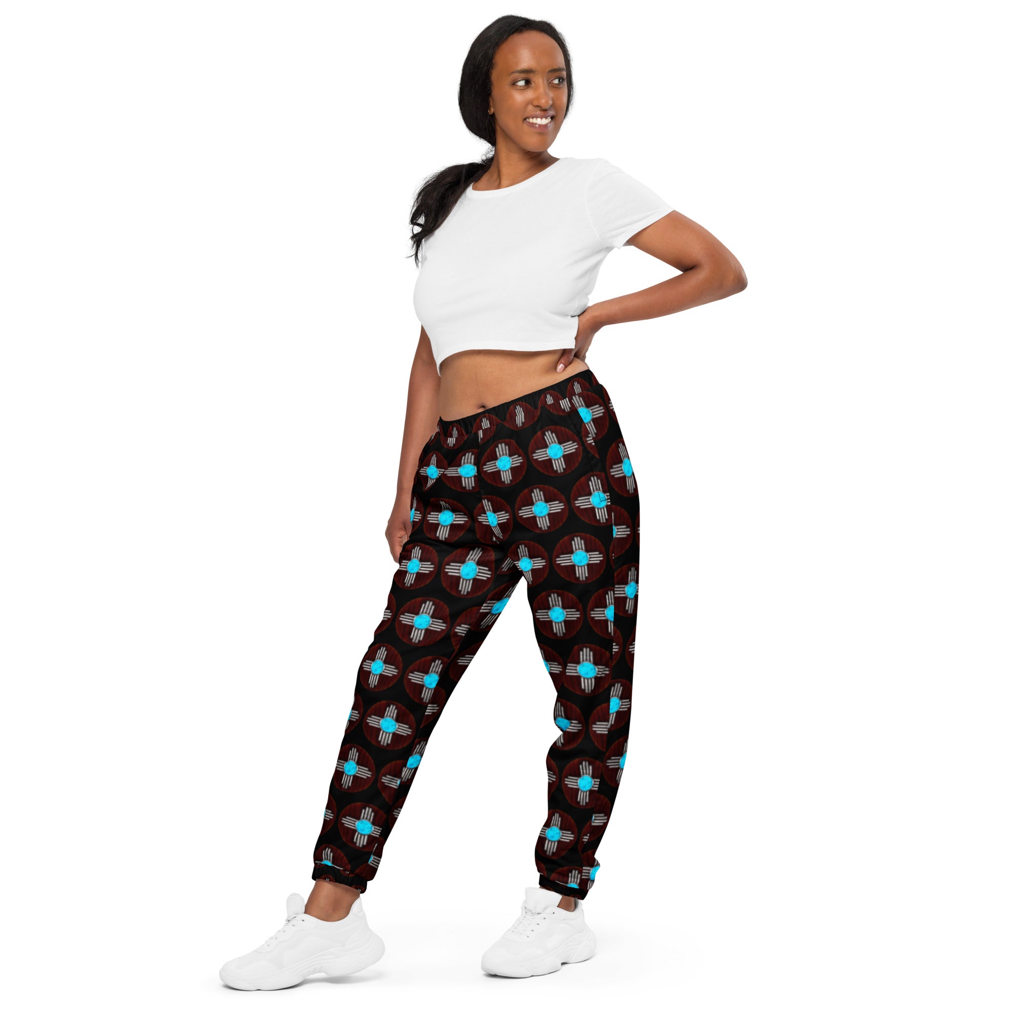 Trackpants: Buy Women Airforce Blue Polyester Trackpants on Cliths