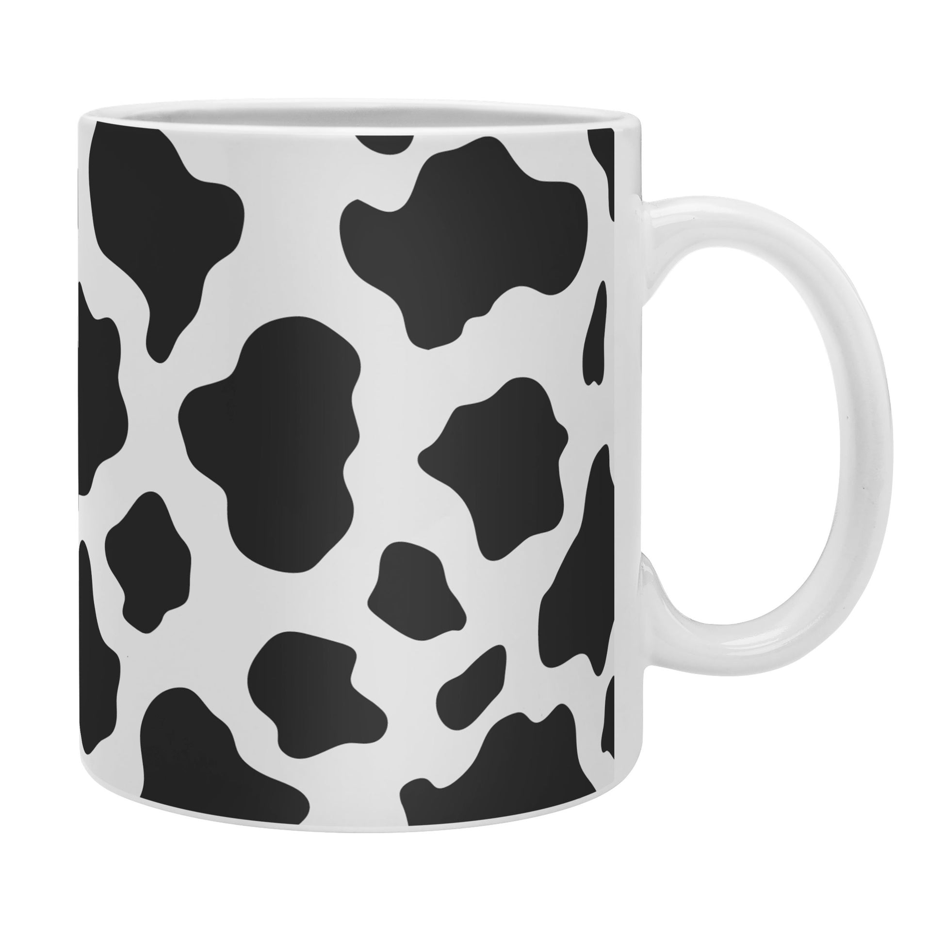 Cow Print Mug Set -set of 2 or 4 - ceramic, coffee, coffee cup, coffee mug, coffeee, cow, cow print, cow prints, cow prnit, Cowprint, cowprints, cowpriny, cowr, cows, cowss, coww print, cowws, cup, cups, decor, home, home decor, kitchen, kitchen decor, mug, mugs, ranch, southwestern, western, western kitchen -  - Baha Ranch Western Wear