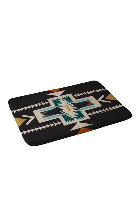 Ruidoso Aztec Bath Mat - #aztec, aztec blanket print, aztec print, aztec prints, barn, barnwood, bathmat, bathroom, bathroomdecor, black aztec, cabin, decor, decoration, home, kitchen, mat, matt, rustic, southwest, southwest aztec, southwest design, southwest print, southwest scene, southwesterm, southwestern pattern, southwestern print, southwestern style, southwestern., southwesterndecor, southwesternhome, southwesternhomedecor, southwesternprint, southwesterns, western, wood -  - Baha Ranch Western Wear