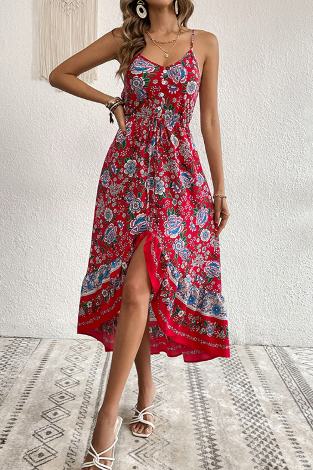 Boho Country Girl Floral Summer Dress
