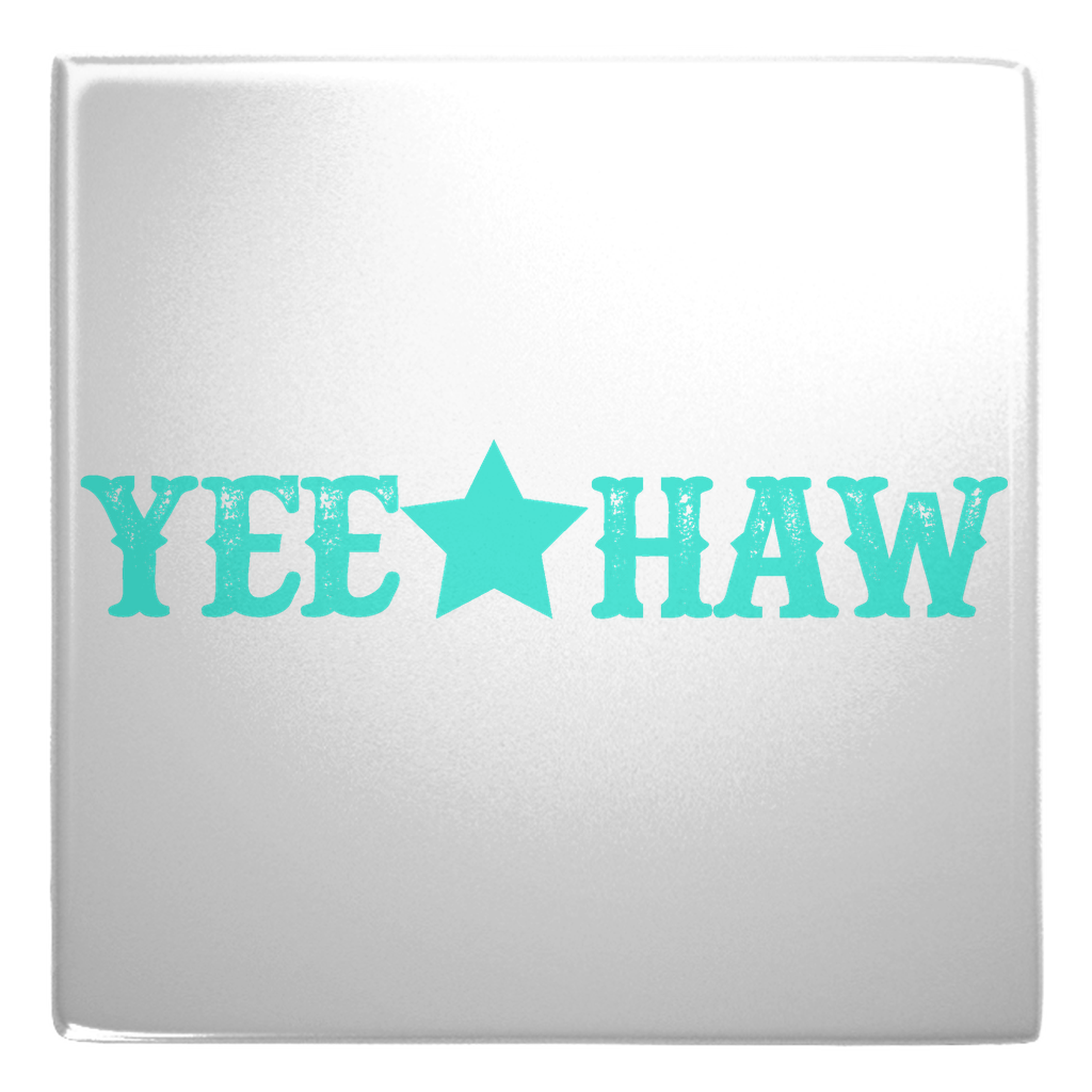 set of 4 YEEHAW Metal Magnets - cowboy hat, cowgirl, cowgirl hat, cowgirl style, cowgirls, cowgirlstyle, hat, home, howdy, magnet, yeehaw -  - Baha Ranch Western Wear