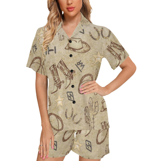 Old West Women's Western Pajama Set