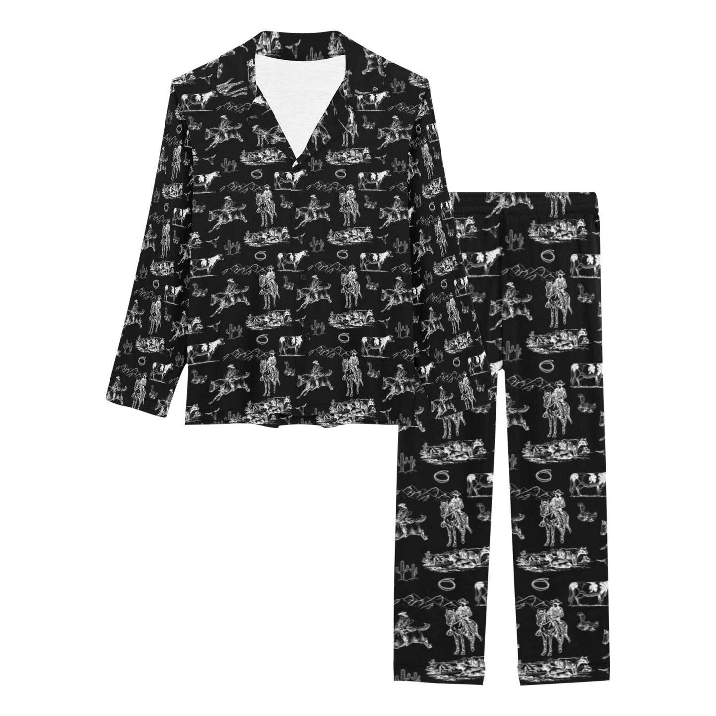 Ranch Life Women's Western Pajama Set