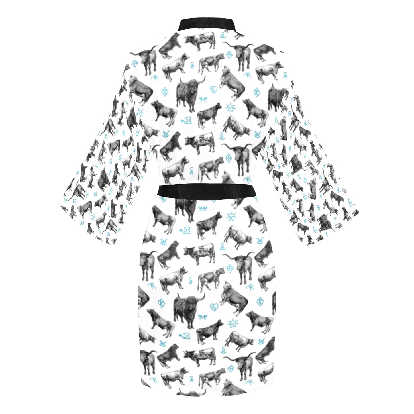 Cattle and Brands Women's Lounge Kimono Robe
