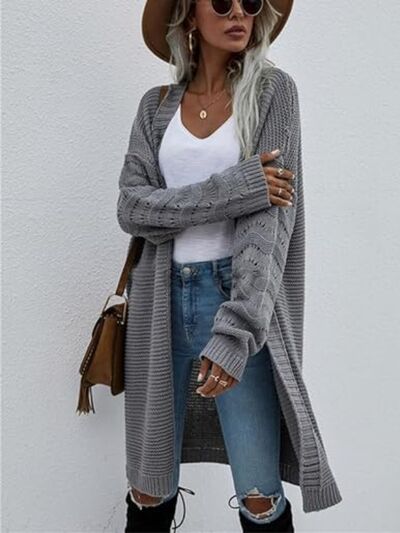 Open Front Long Sleeve Cardigan choice of colors