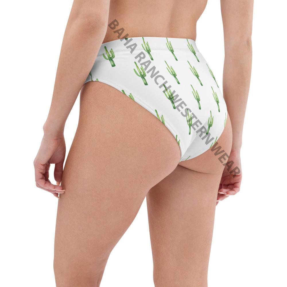 Yeehaw Cactus Bikini Bottom - #bkbottom, #swimming, #swimmingsuit, #swimsuit, #swimwear, beach, bikini, bikini suit, bikini swim suit, bikini swim wear, cactua, cactus, cactus print, cactus theme, cactusprint, high waisted bikini, summer, swim, swim suit, swim suits, swim waer, swim wear, swimming suit, swimming suits, swimmingsuits, swimsuits, swimsuts, swimwaer, western, white, white swimsuit -  - Baha Ranch Western Wear