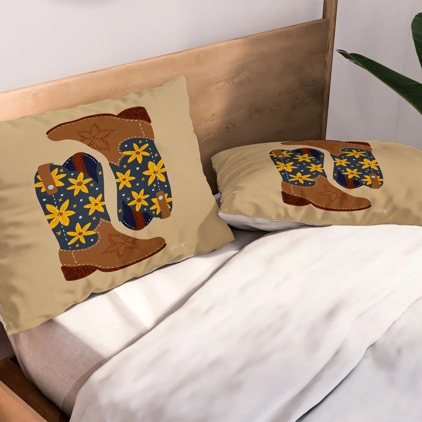 Cowgirl Boots Pillow Shams