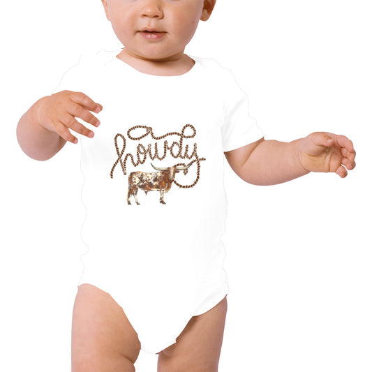 Howdy Longhorn Little Bitty Onesie