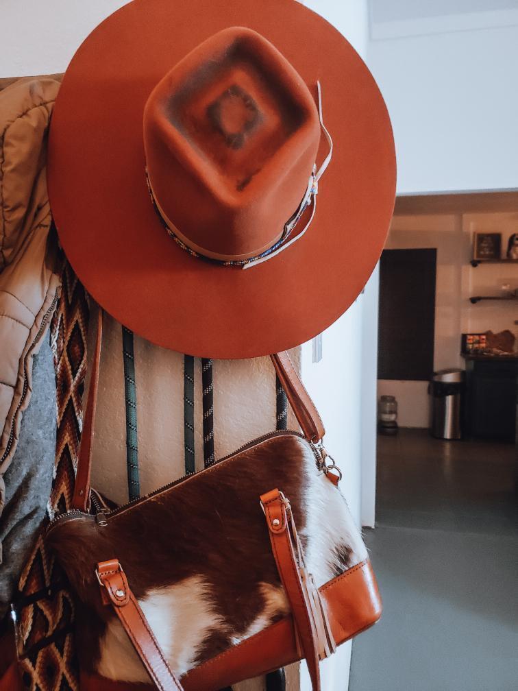 Cowhide Shoulder Bag - bag, cowgirl, cowhide, haironhide, handbag, leather, made in the usa, madeintheusa, MADEINUSA, Printed in USA, purse, southwestern, tote, usa, usa artisan, usa artist, usa made, usaartisan, usaartist, USAMADE, usamadejewelry, usaratisan, usartisan, western -  - Baha Ranch Western Wear
