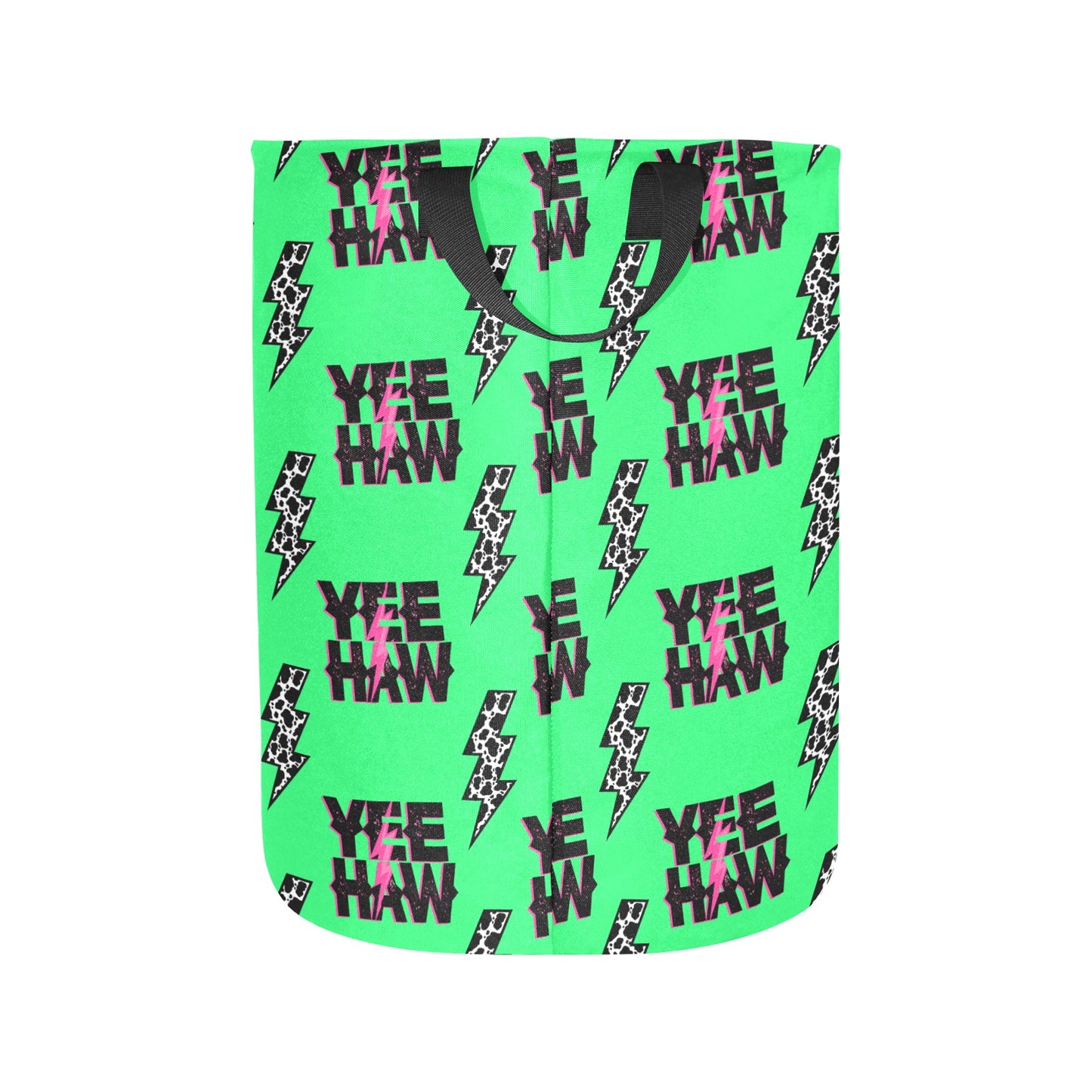 Neon Yeehaw Western Large Storage Laundry Basket