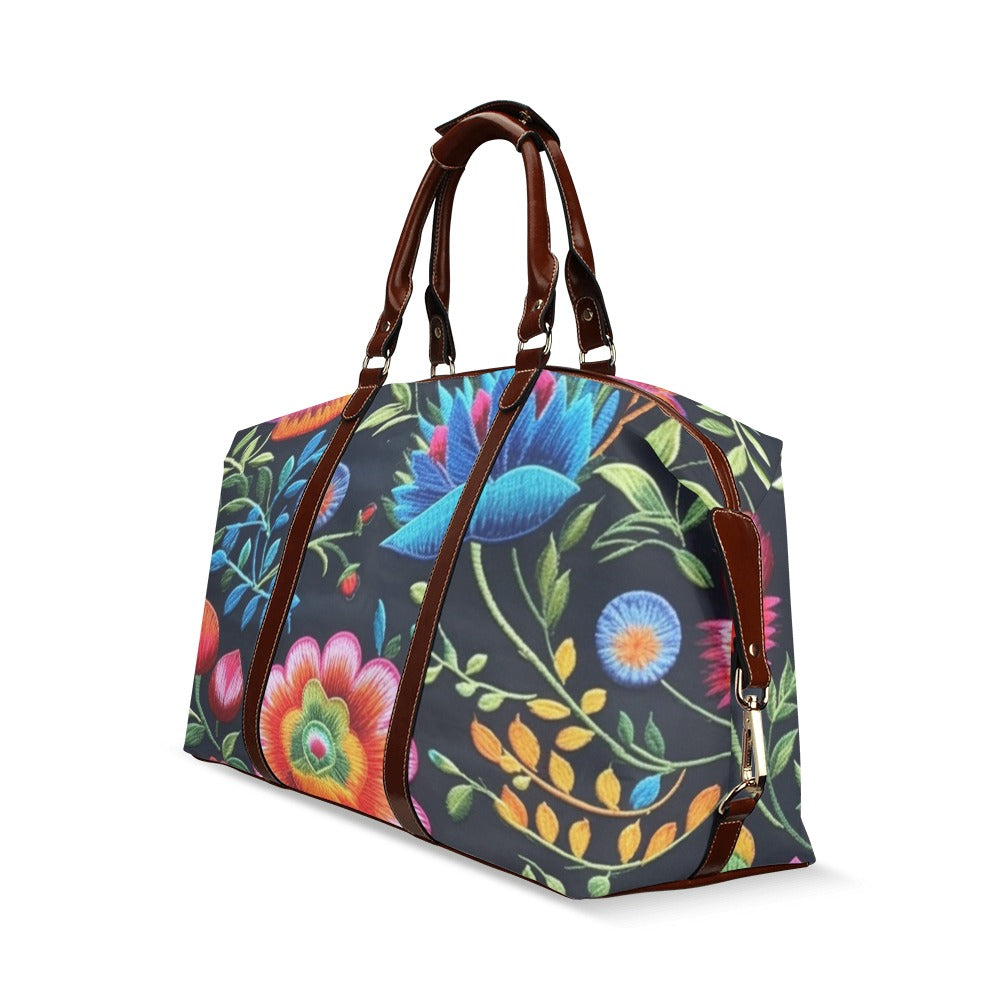 Talavera Floral Print Large Travel Flight Bag