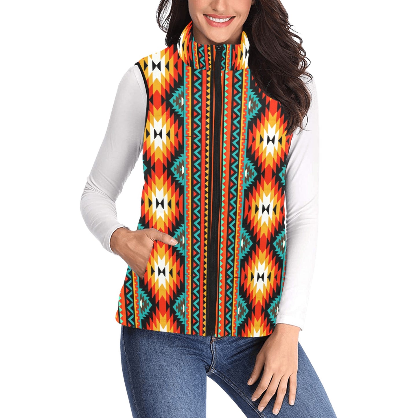 Aztec Bronc Puffy Vest