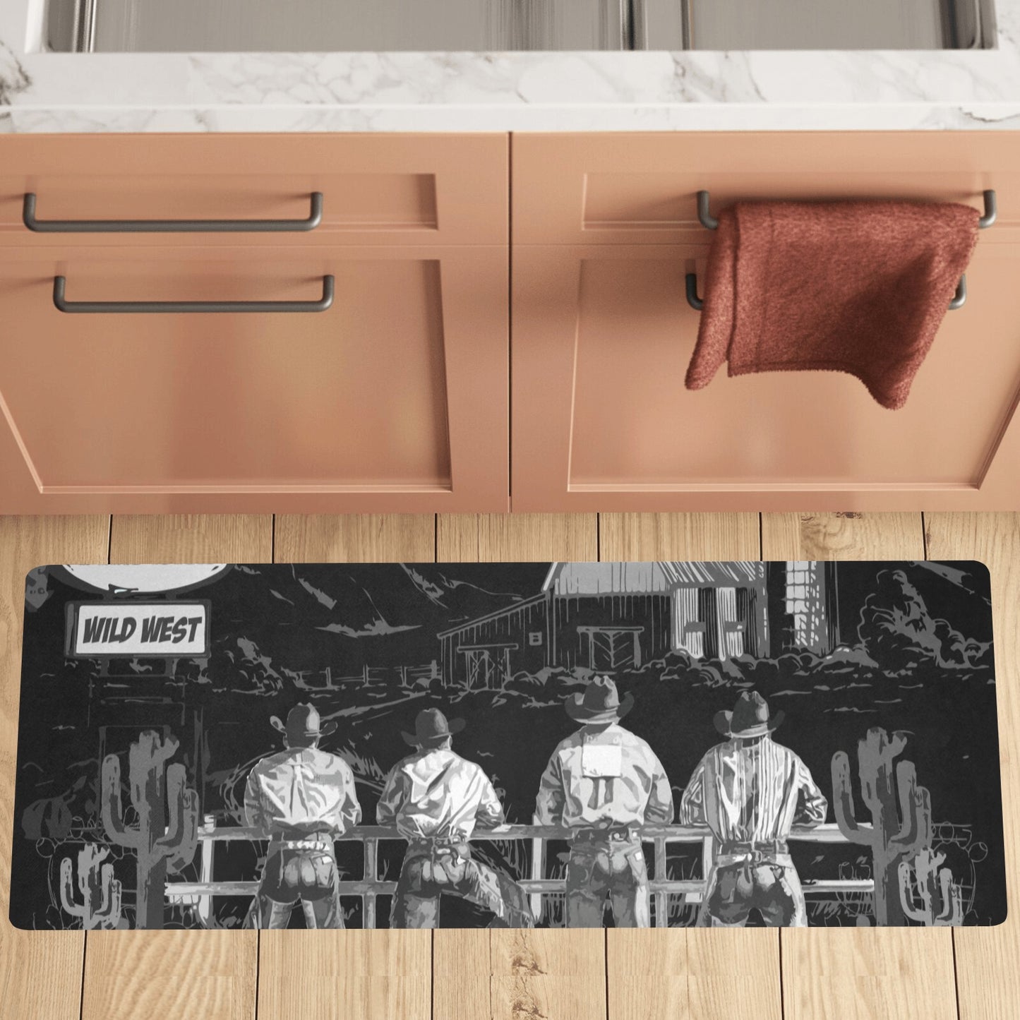 Cowboys Long Kitchen Mat 48"x17"