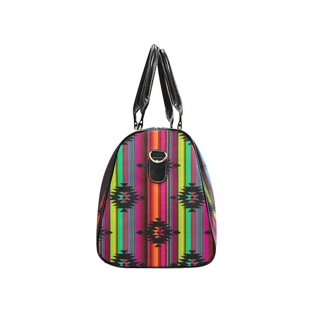 Neon Aztec Small Travel Bag