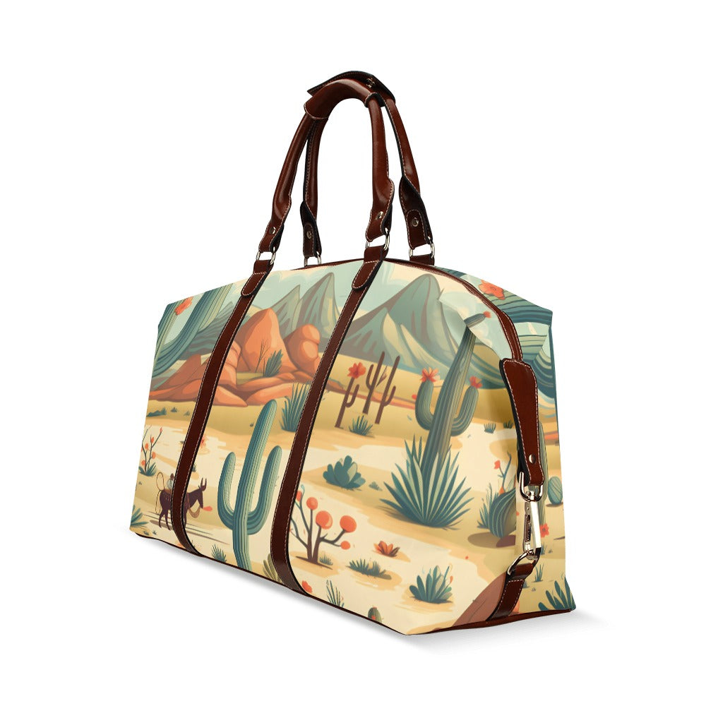 Desert Oasis Large Western Travel Flight Bag