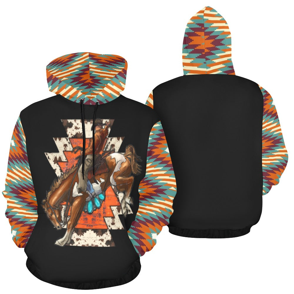 Aztec Rodeo Cowboy Unisex Hoodie