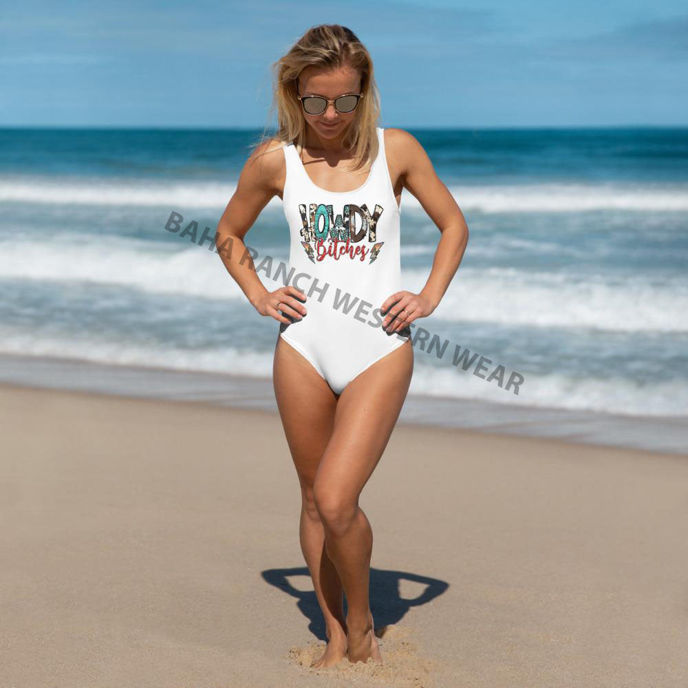 Yeehaw Howdy Bitches Swimsuit | Baha Ranch Western Wear