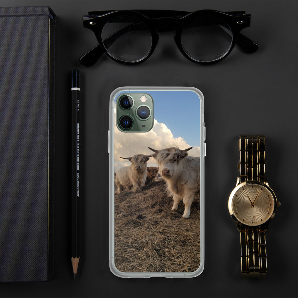 Highland Cows iPhone Case - case, cases, cows, cute cows, hairy cows, highalnd, highland, highland cow, iphone, iphone case -  - Baha Ranch Western Wear