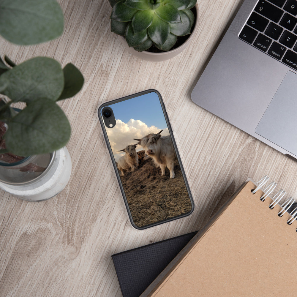 Highland Cows iPhone Case - case, cases, cows, cute cows, hairy cows, highalnd, highland, highland cow, iphone, iphone case -  - Baha Ranch Western Wear