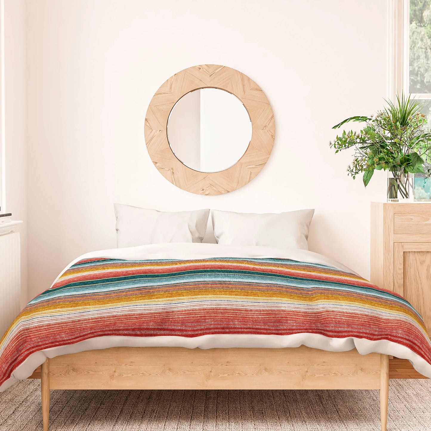 Southwest Serape Stripe Duvet Cover - aztec, aztec design, aztec designs, aztec print, aztecprint, bedding, beddinng, bedspread, blanket, comforter, cover, cowgirl, cowgirl style, cowgirlstyle, decor, duvet, home decor, homedecor, ranch, serape, southwest aztec, southwestern, western, western bedding, western decor, western home decor, westernbedding, westerndecor, westernhomedecor -  - Baha Ranch Western Wear