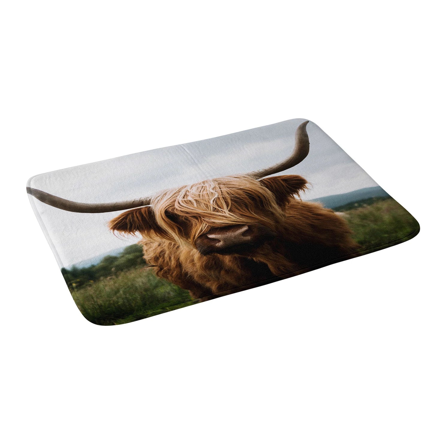 Scottish Highland Cattle Bath Mat - bath, bathmat, bathroom, bathroom decor, bathroomdecor, boots, bull, cactus, collage, cow, cowboy, decor, decoration, hairy, highland, highland cow, highland cows, highlandcattle, highlandcow, highlandcows, highlander, highlanders, home, mat, matt, rug, steer, western, westernbath - scottish highland cattle - Baha Ranch Western Wear