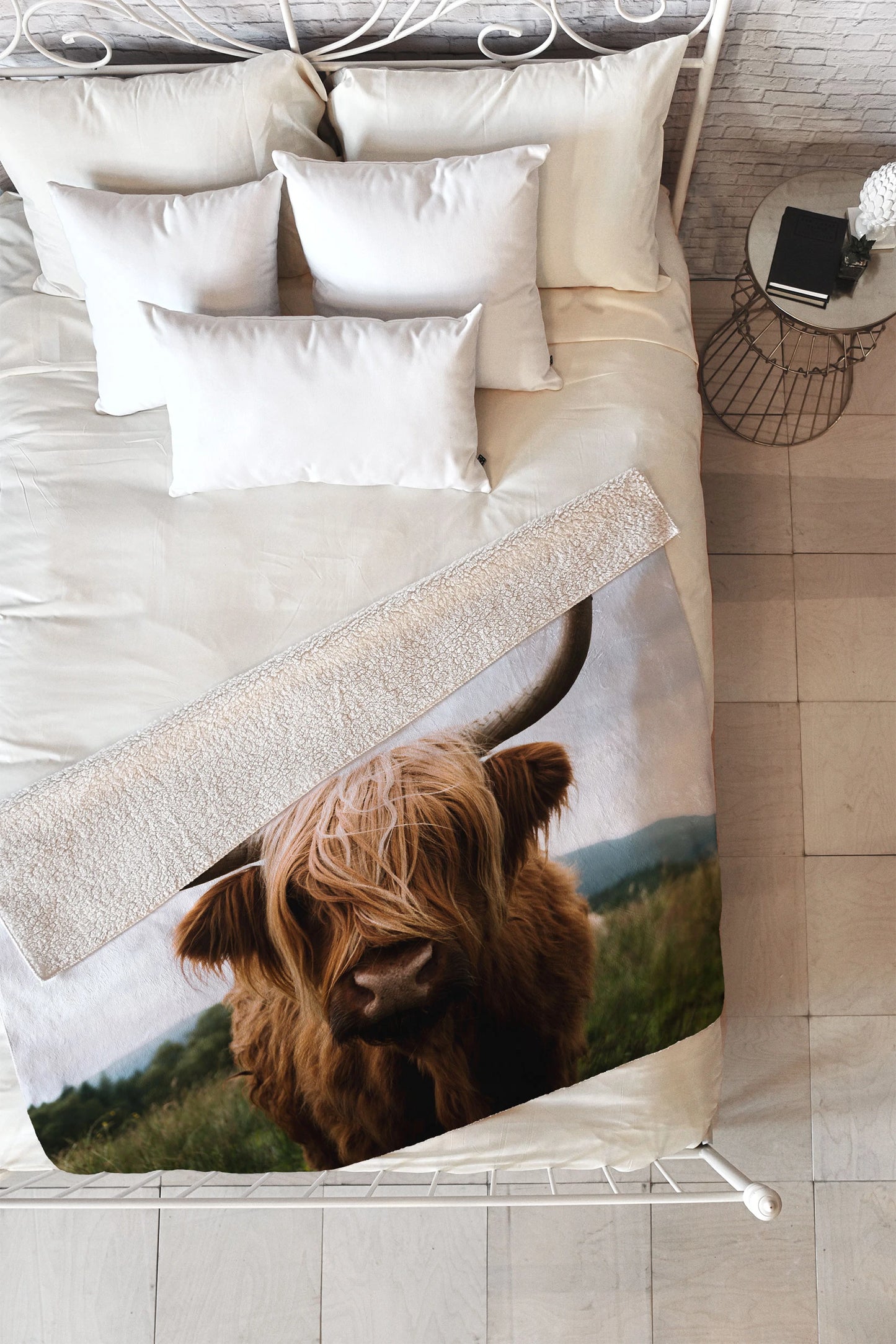 Scottish Highland Cattle Throw - blanket, cowgirl, decor, gift, highlanders, ranch, ranch boss, ranchhome, ranchlife, scottish, throw - scottish highland cattle - Baha Ranch Western Wear