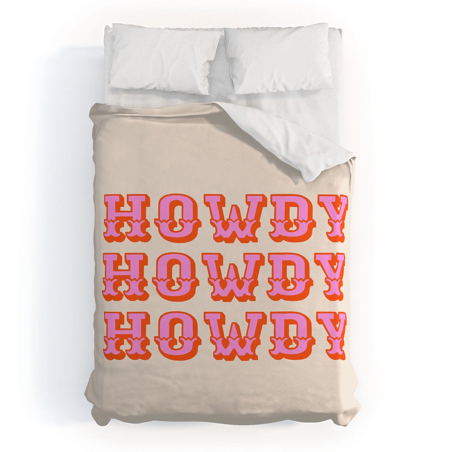 HOWDY Duvet Cover - bedding, beddinng, bedspread, blanket, comforter, cover, cowgirl, cowgirl style, cowgirlstyle, decor, duvet, home decor, homedecor, ranch, southwestern, western, western bedding, western decor, western home decor, westernbedding, westerndecor, westernhomedecor -  - Baha Ranch Western Wear
