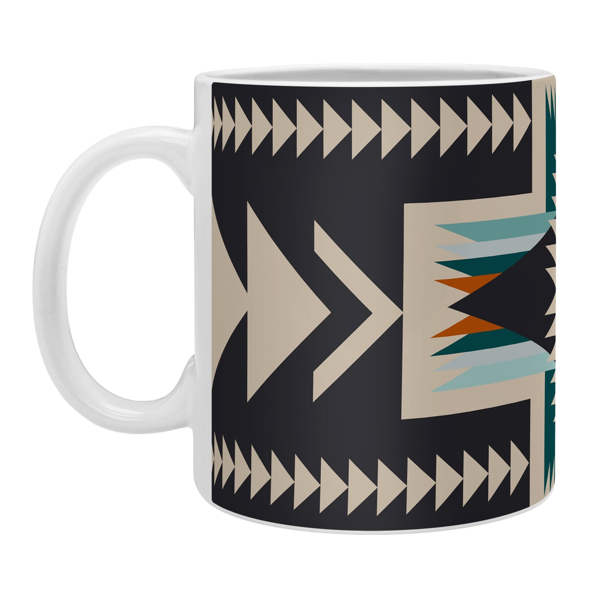 Ruidoso Aztec Mug Set -set of 2 or 4 - aztec, coffeee, cup, cups, decor, home, kitchen, mug, mugs, southwestern, western -  - Baha Ranch Western Wear