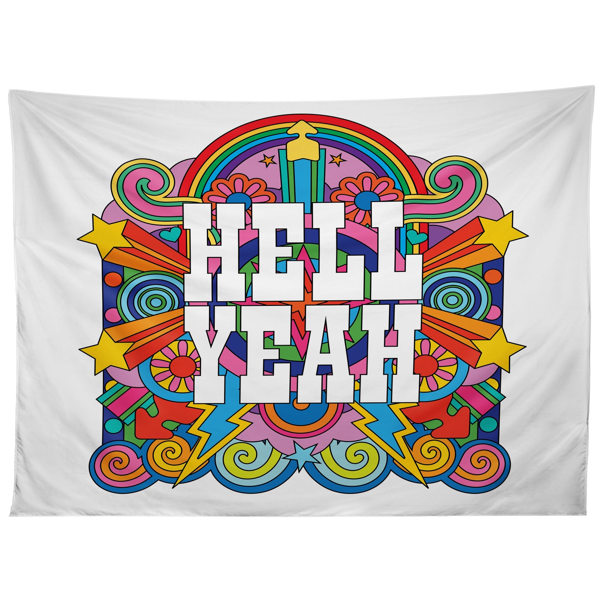 HELL YEAH Tapestry choice of sizes - cactus, classic western, cowgirl, decor, desert, HELL, hell yeah, hellyeah, picture, south western, southwestern pattern, southwestern print, southwestern style, southwestern., southwesterndecor, southwesternhome, southwesternhomedecor, southwesternprint, southwesterns, wall, walldecor, western, western accent, western design, western print, western scene, westernhime, westernhome, westernhomedecor, WESTERNPRINT, westerns, WESTERNT -  - Baha Ranch Western Wear