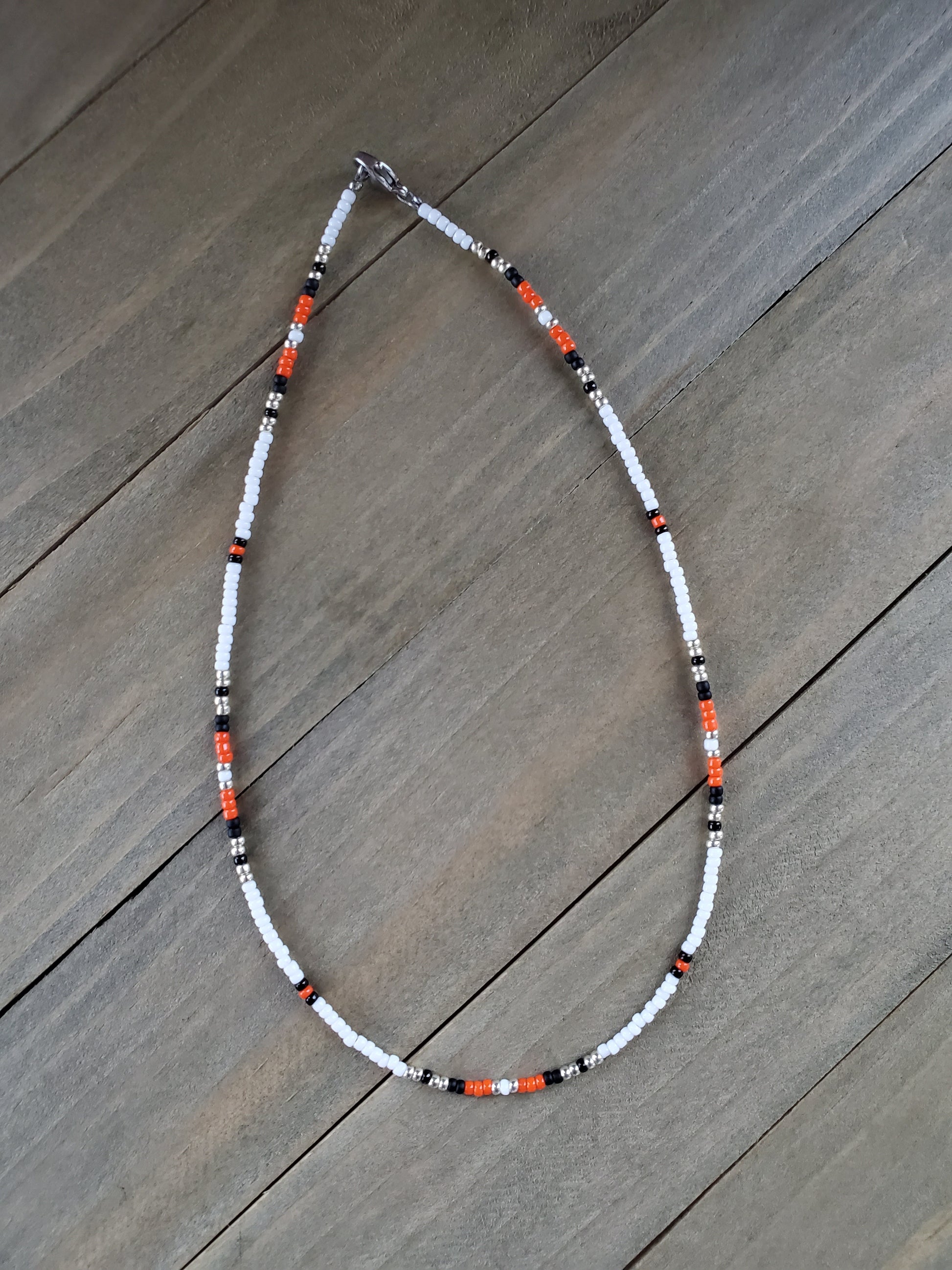 Homecoming Necklace - beaded, beads, choker, hoops, jewelry, native, necklace, southwestern, southwestern jewelry, southwestern necklace -  - Baha Ranch Western Wear