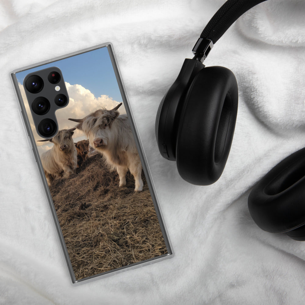 Highland Cows Samsung Case - case, cases, cows, cute cows, hairy cows, highalnd, highland, highland cow, samsung, samsung case -  - Baha Ranch Western Wear
