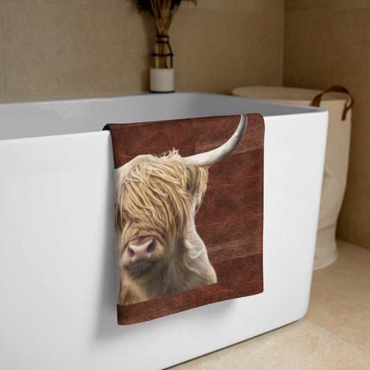 Highland Cow Towel
