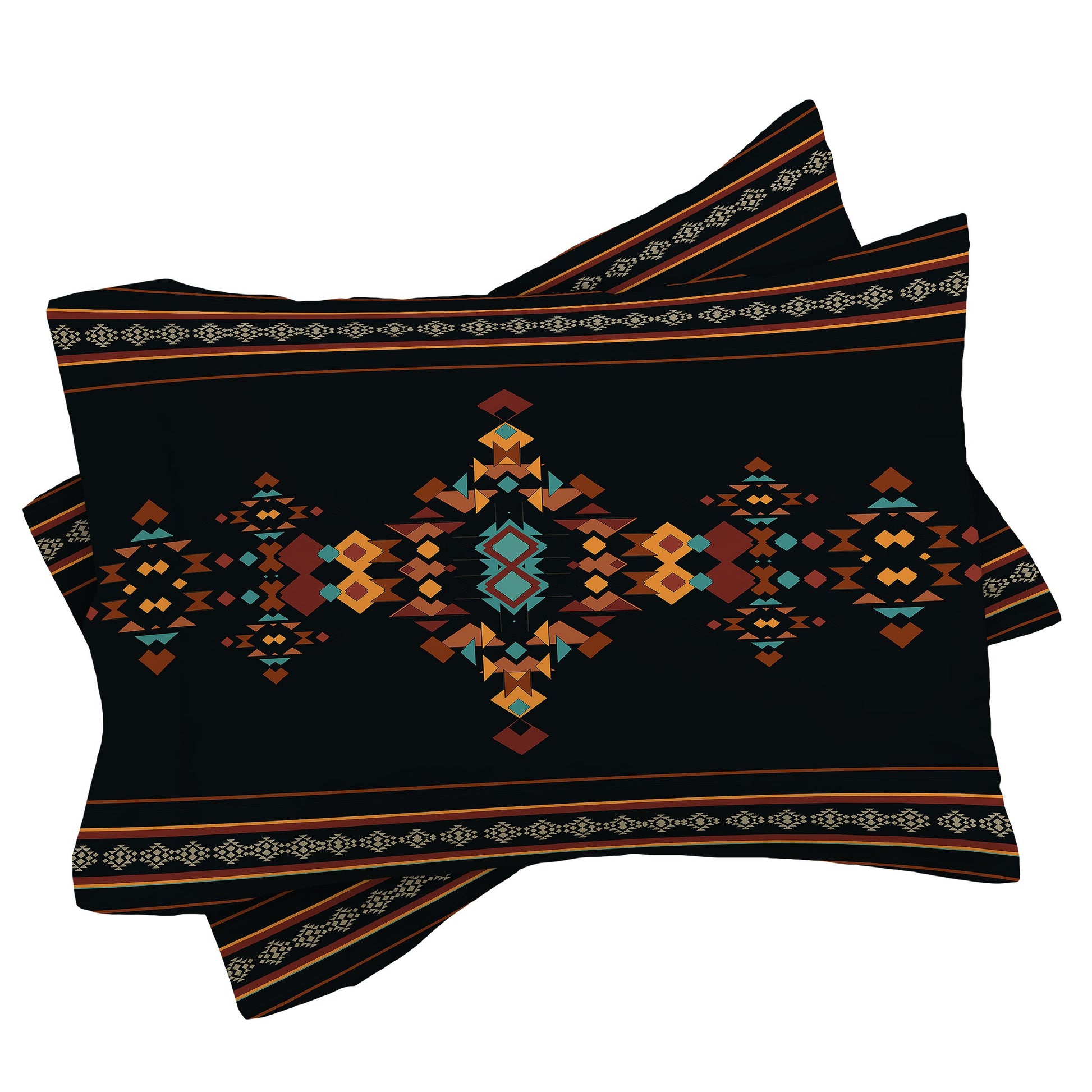 Tribal Boho Pillow Shams - aztec, aztec print, bedding, blanket, case, cases, decor, decoration, highland, home, home decor, homedecor, kitchen decor, pillow, pillow shams, ranch, shams, southwestern, southwesterndecor, southwesternhomedecor, western, western decor, western home decor, westerndecor, westernhomedecor -  - Baha Ranch Western Wear