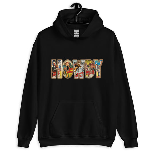 Howdy Unisex Hoodie - hoodie, howdy, howdy print, unisex, unisex fit -  - Baha Ranch Western Wear