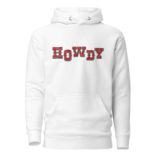 Howdy Unisex Hoodie - hoodie, hoodies, howdy, unisex, unisex hoodie, western -  - Baha Ranch Western Wear