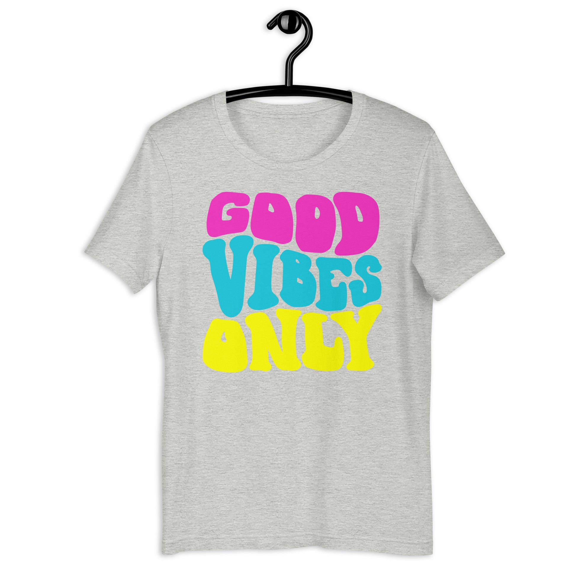 Good Vibes Only Unisex Tee - good, good vibes, neon, tee, tshirt, unisex, western -  - Baha Ranch Western Wear