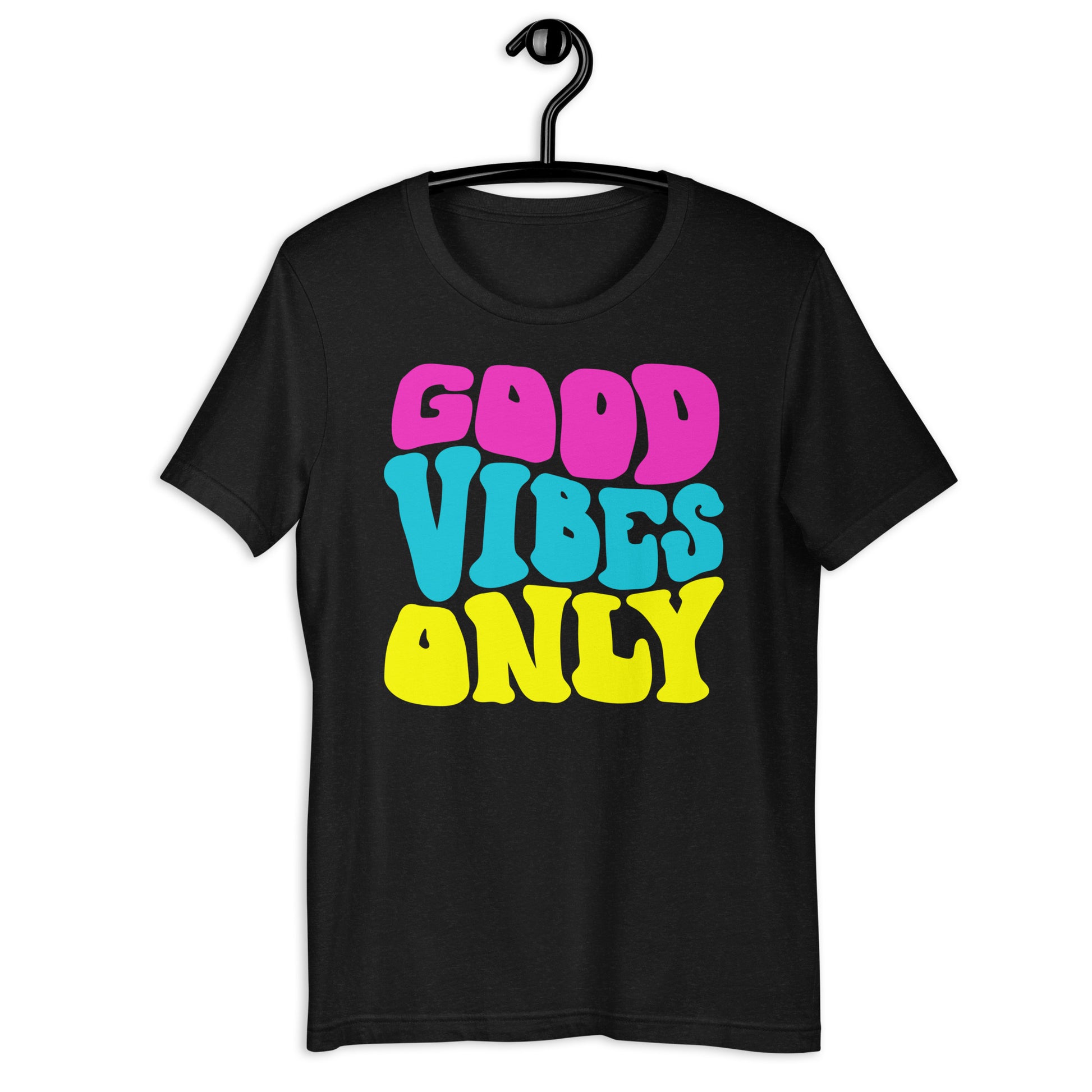 Good Vibes Only Unisex Tee - good, good vibes, neon, tee, tshirt, unisex, western -  - Baha Ranch Western Wear