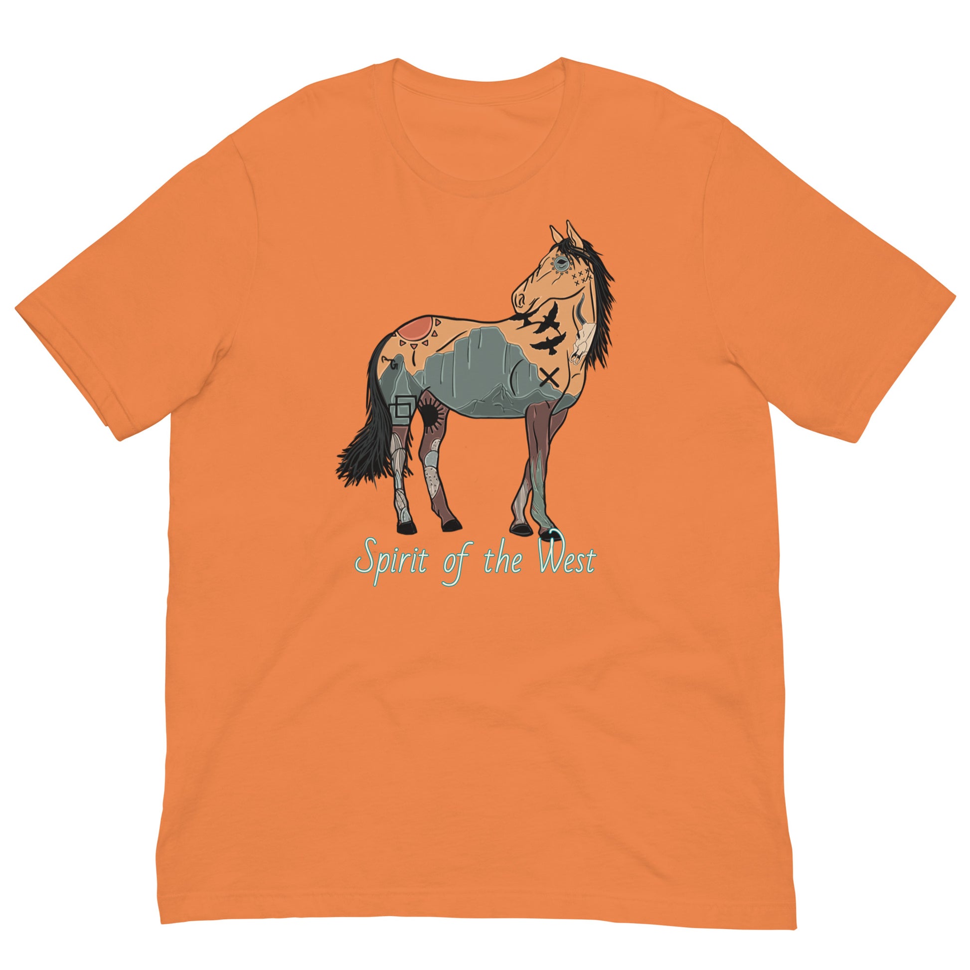 Spirit Of The West Unisex Tee - graphic te, graphic tee, horse, southwest, spirit, spirit of the west, tee, tees, tshirt -  - Baha Ranch Western Wear