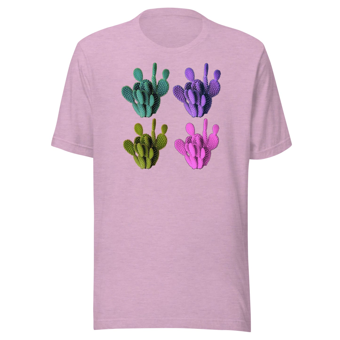 Multi Color Cactus Unisex Tee - cactus, cactus print, graphic tee, tee, tees, tshirt, unisex tee, western -  - Baha Ranch Western Wear