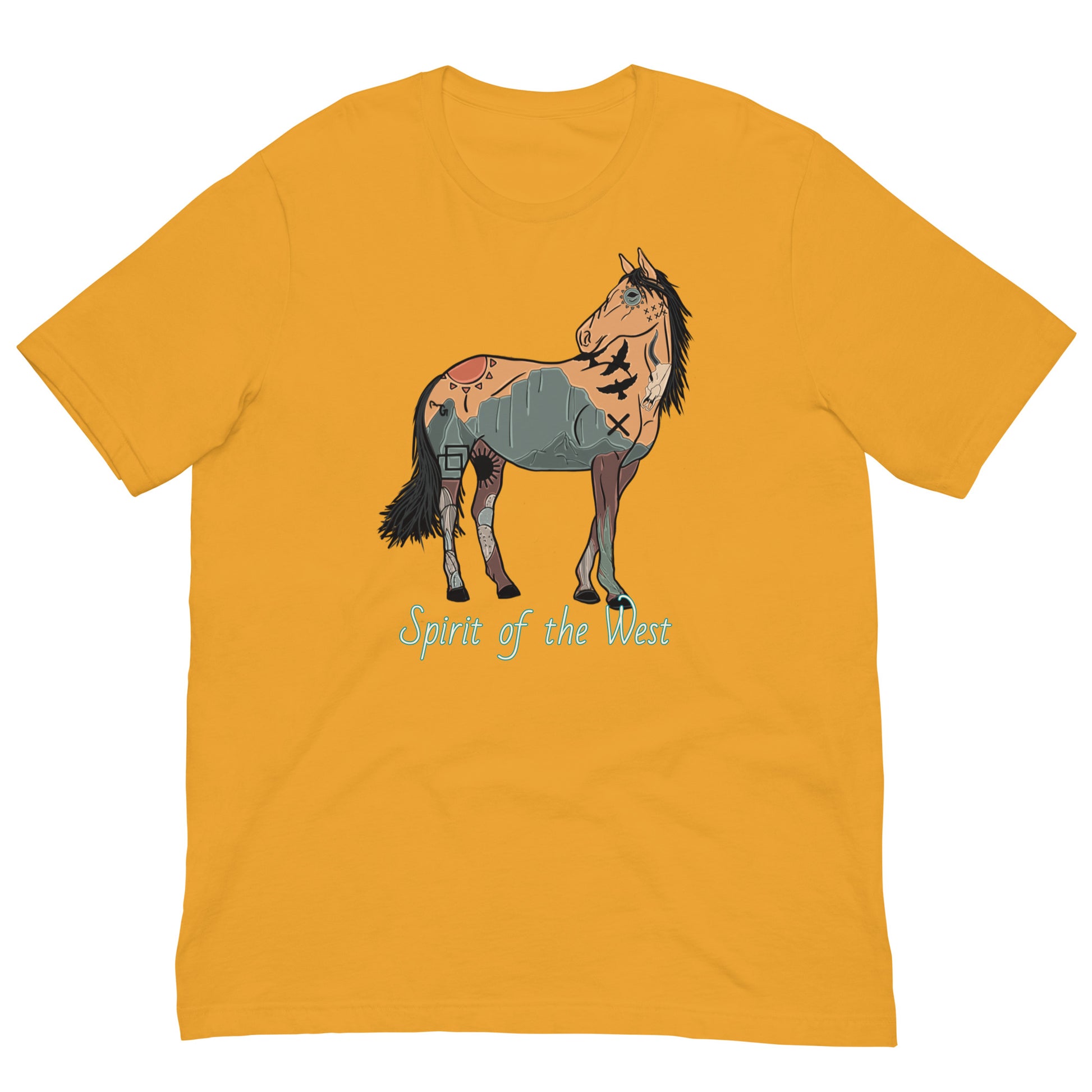 Spirit Of The West Unisex Tee - graphic te, graphic tee, horse, southwest, spirit, spirit of the west, tee, tees, tshirt -  - Baha Ranch Western Wear