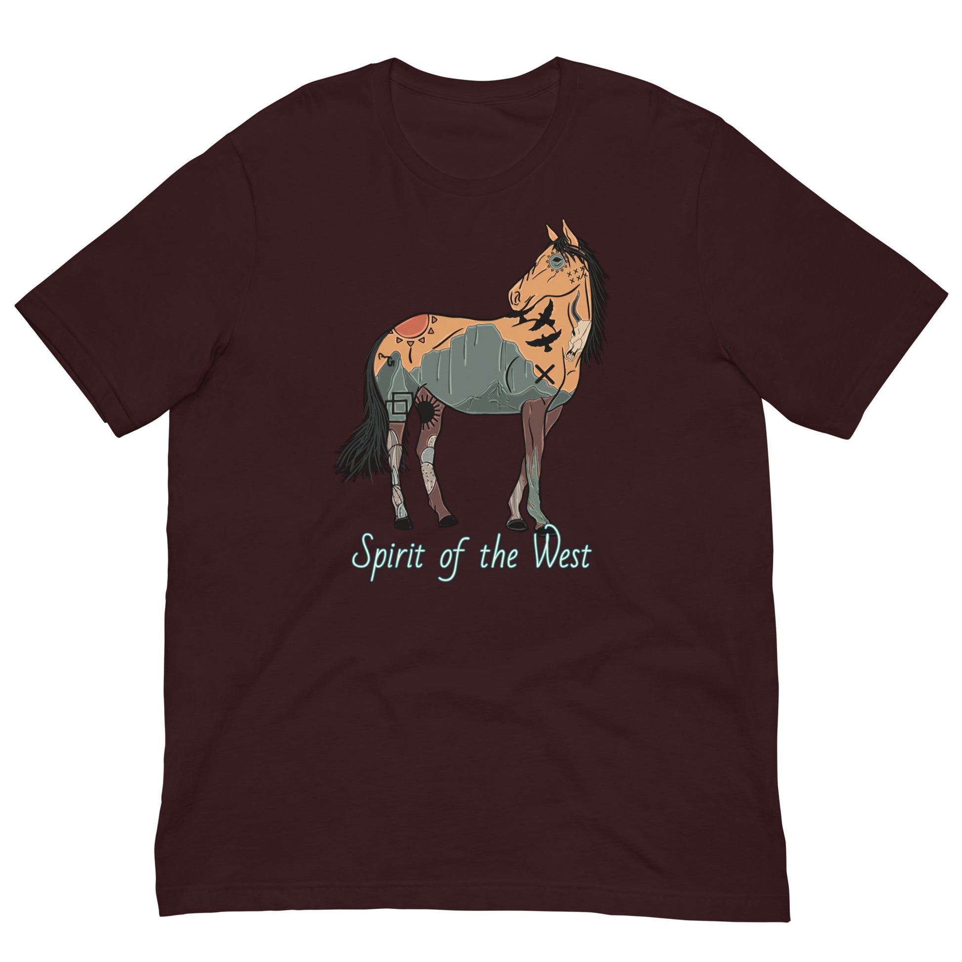 Spirit Of The West Unisex Tee - graphic te, graphic tee, horse, southwest, spirit, spirit of the west, tee, tees, tshirt -  - Baha Ranch Western Wear